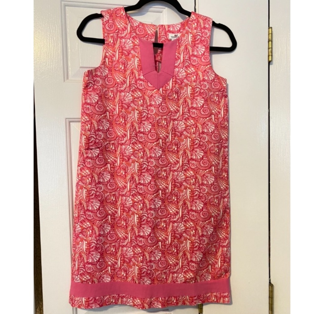 Vineyard Vines Girls Pink Shift Dress